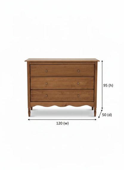 Heritage cot + Toddler Rail 60x120