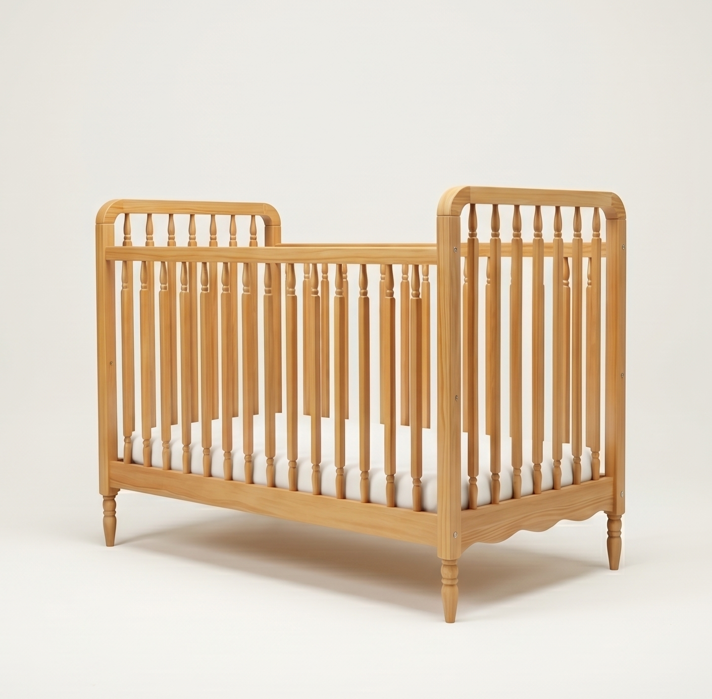 wooden vintage cot bed baby bed solid wood
