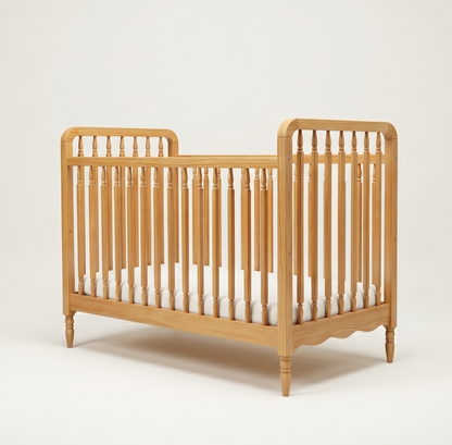 wooden vintage cot bed baby bed solid wood