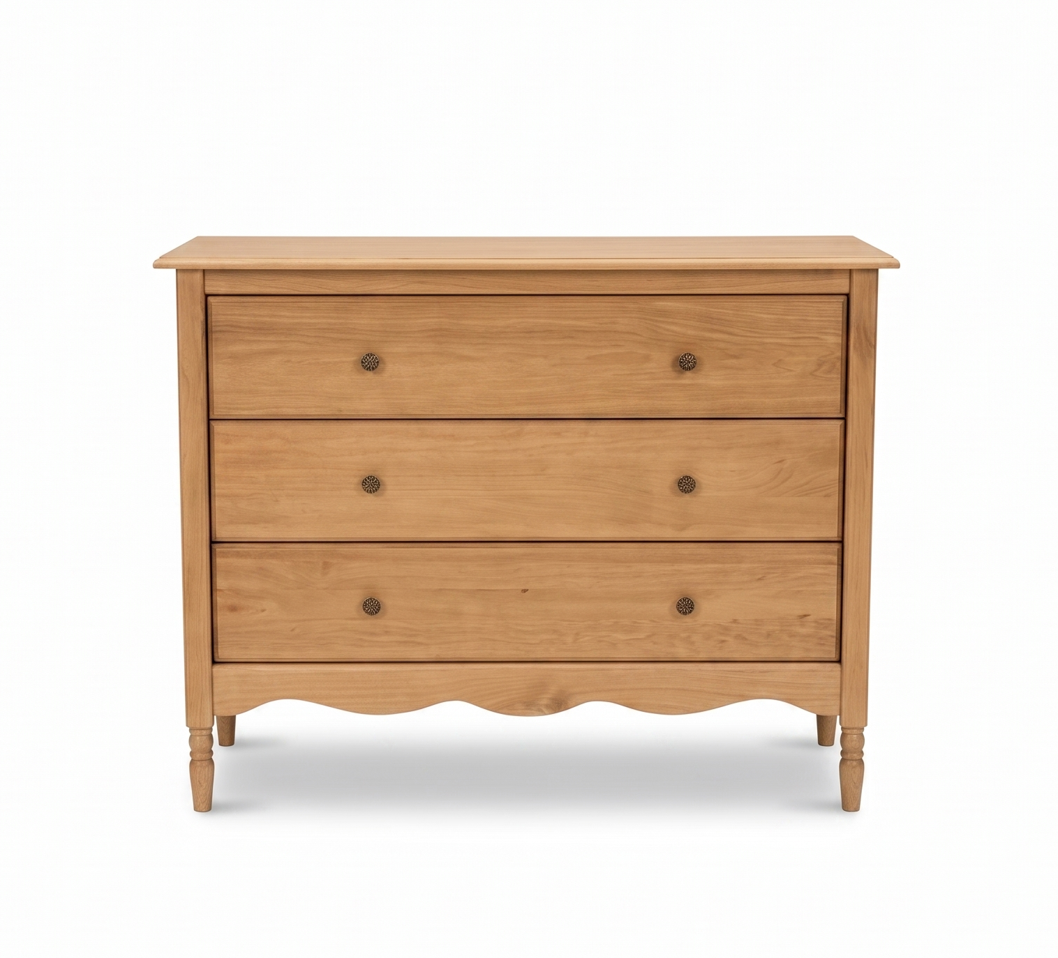 Nursery dresser with optional changing table. Vintage style made form solid wood