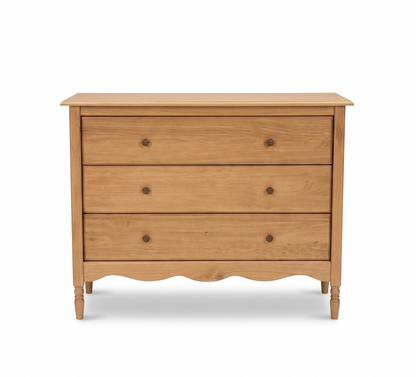 Nursery dresser with optional changing table. Vintage style made form solid wood
