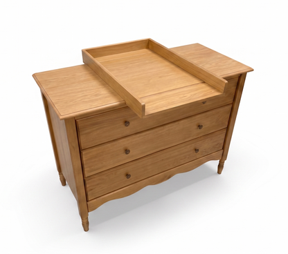 Nursery dresser with optional changing table. Vintage style made form solid wood